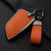 Aluminium Alloy Goatskin Car Key Case Cover For Bmw 1 3 5 7 Series X1 X3 X5 X7 F20 F48 F15 F16 G20 G28 G22 G23 G30 G12 Keychain