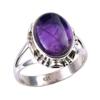 Natural Cacoxenite Gemstone 925 Solid Sterling Silver Jewelry Ring Size 8 Q0m59