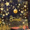 Christmas Window Stickers Merry Christmas Decorations For Home 2023 Christmas Wall Sticker Kids Wall Decals Happy New Year 2024