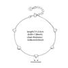 BAMOER 925 Sterling Silver Adjustable Heart Bracelet Dainty Box Chain Bracelet for Women Teen Girls Sweet Birthday Gift