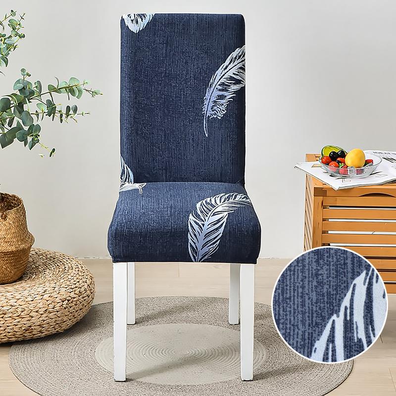 Dining Chair Slipcover,High Stretch Removable Washable Chair Seat Protector Cover for Home Party Hotel Wedding Ceremony 4/6pcs