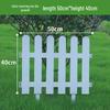 White PVC Fence: Indoor/Outdoor Garden Barrier and Decorative Guardrail