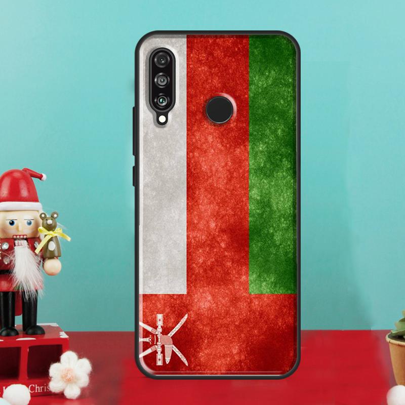 Oman Flag For Huawei Nova 9 10 SE 12i 11i 8i 12s Y90 Y60 Y70 Y72 Y61 Y91 P20 P40 P30 Lite P60 Pro Case