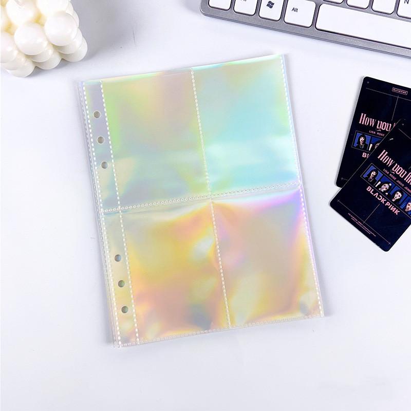 A5 A6 A7 A8 White Binder Po Card Collection Book Postcard Organizer Diary Notebook School Stationery