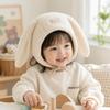 Weiche Ohrenschützer-Kappe Dicke Warme Plüsch-Mütze Unisex Baby Hasenmütze Outdoor