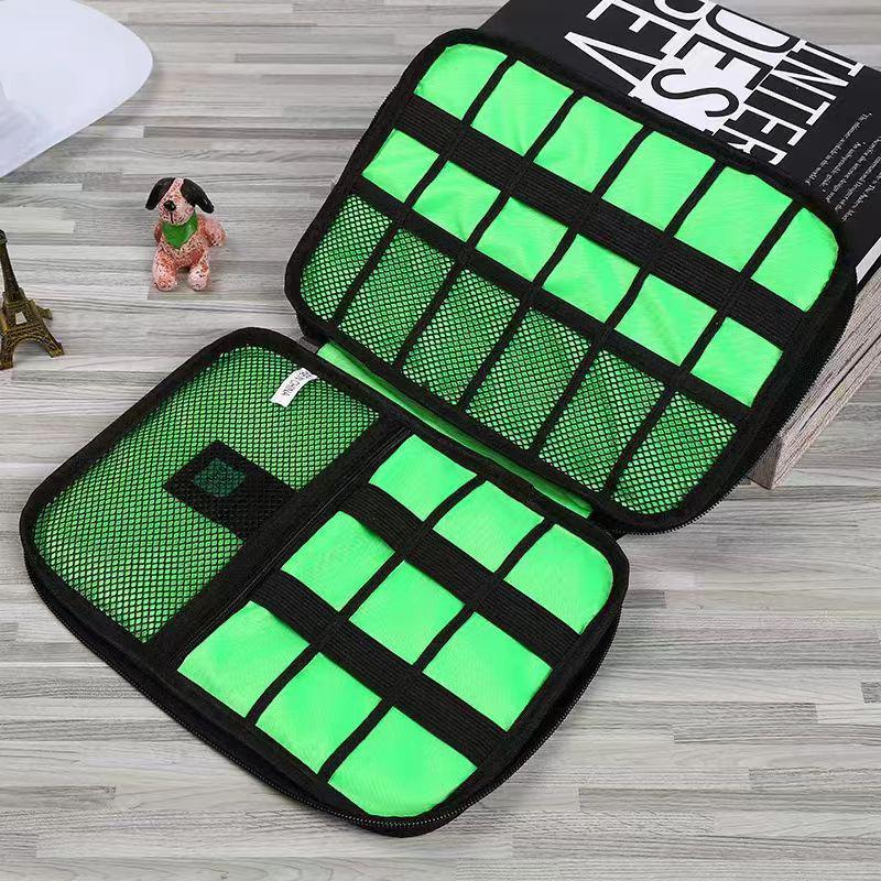 Custom Logo Digital Accessories Organizer Bag - Large Capacity for Cables, SD Cards, Earphones