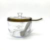 Unbreakable Transparent Teapot, Brown (with Noguchi Kumataro Tea Farm's Exclusive Logo) - Includes Tea Brewing Instructions. Made In Japan with