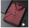Мужская дышащая рубашка-поло в стиле business casual с коротким рукавом, 2025