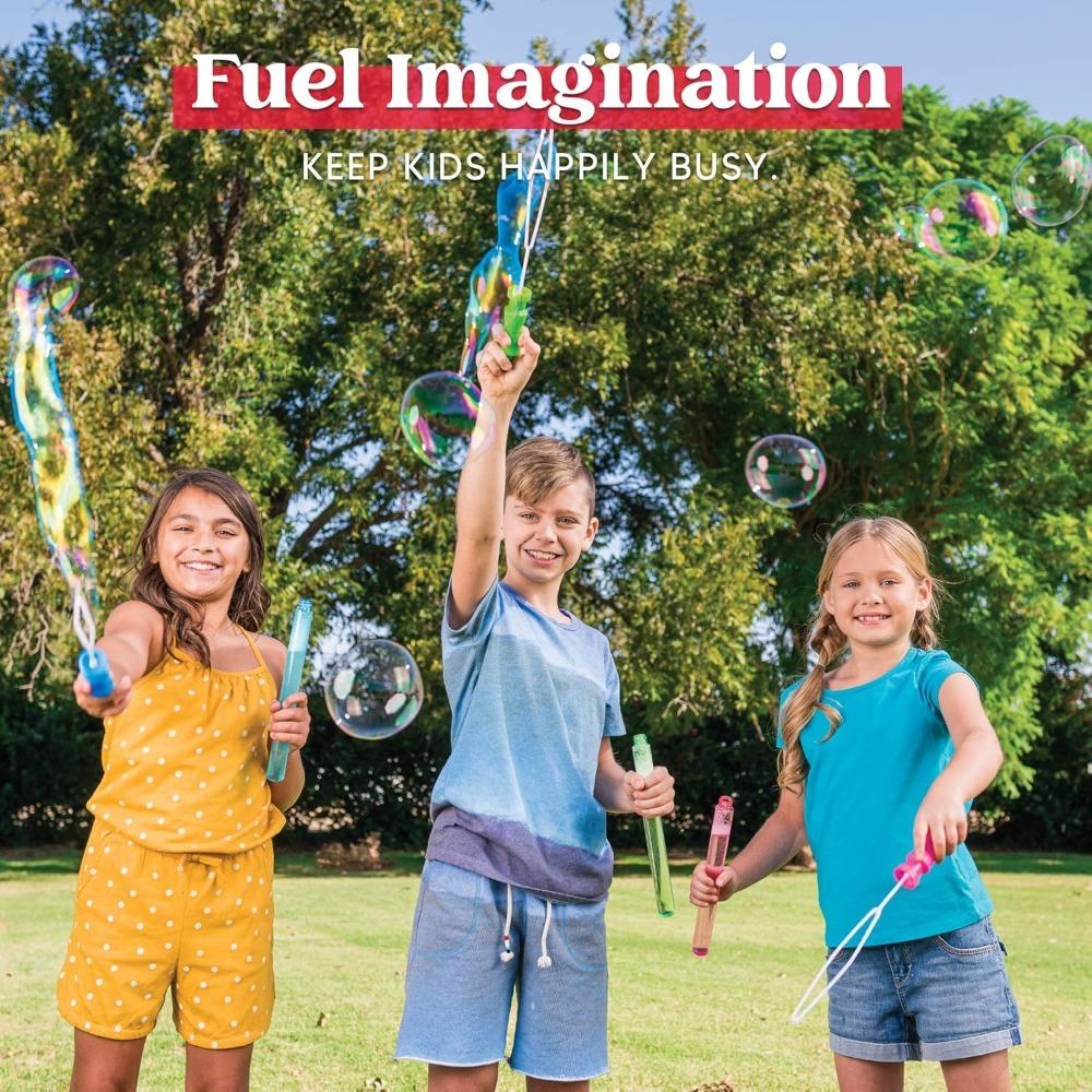 Pack Big Bubble Wands Bulk KidsSummer Toy OutdoorActivity Bubbles Party Favors Supplies JOYFY 24 14.6 for Entertaining Play Safe Kid Friendly Fun
