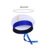 Pălărie de marinar Pălărie de marinar bleumarin Pălărie de căpitan de iaht Costum de căpitan marinar Șapcă de marinar pentru bărbați Căciulă Pălărie de amiral marinar bleumarin Formal
