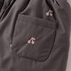 Girls' White Duck Down Ribbed Trousers