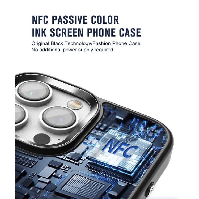 2.53 inches E-ink phone case photos Display Wireless transmission DIY screen for iphone 16/15/14/13 Round Support Magsafe