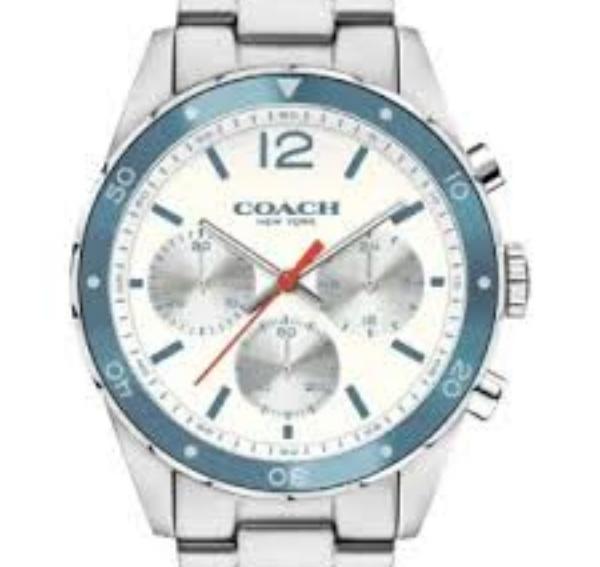 COACH White Dial Watch Quartz Watch Men's Watch