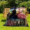 1pc Wicked Fantasy Outdoor Blanket Lightweight Flannel, Soft & Warm, All-Season Use for Sofa, Outdoor, Camping, Living Room, Office086