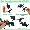 64 Pcs Dinosaur Theme Scratch Cards Rainbow Scratch Paper Dinosaur Crafts Art Card Dinosaur Scratch Card Art Kit Diy Art Craft