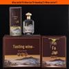 Transparent 500ml Glass Wine Bottle with Thickened Sealing, Customizable Text, Empty for Tasting and Packaging
