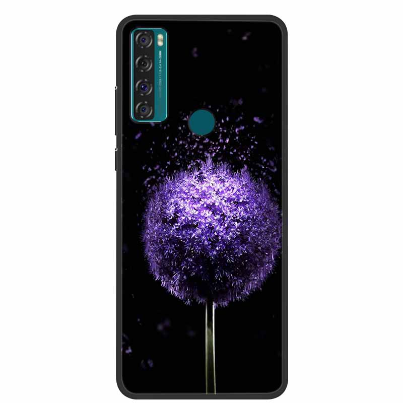 Para TCL 20 SE Funda 205 de silicona suave Funda de dibujos animados para TCL 20B 6159K Funda trasera para TCL 20 R 5G 20SE Fundas de moda TPU Funda