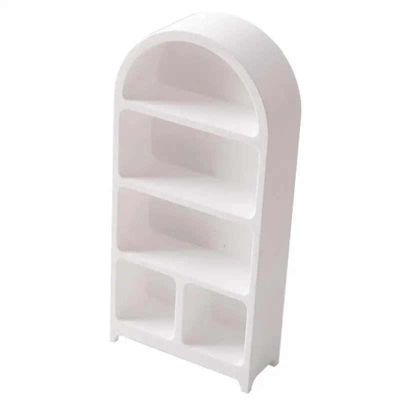1/12 Dollhouse Simulation Mini Bookshelf Storage Cabinet Model Dollhouse Furniture Decoration Dolls House Living Scene Ornament