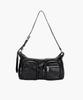 Margesherwood Outpocket Hobo_Black Glossy Plain