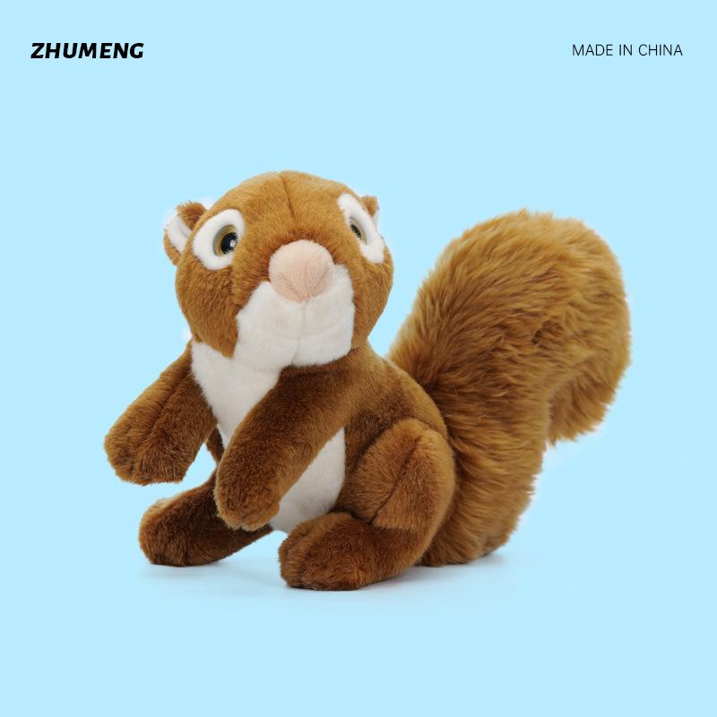 New Cute and Super Cute Squirrel Plush Toy Doll Creative Doll