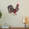 Metal Rooster Wall Hanging Decoration Art Background Pendant  Living Room