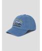 Saendeusaundeu (Unisex) Timberline Embroidery Denim Ball Cap Blue