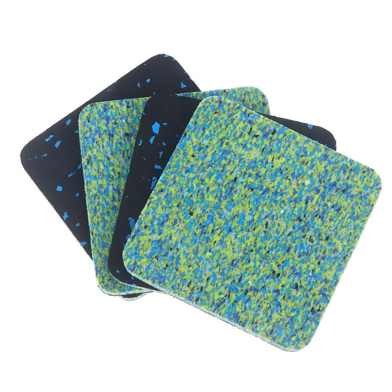 4Pcs Treadmill Mat Pads Exercise Equipment ,Sound Insulation Shock Absorbing Mat, Floor Protection For Treadmill Washer