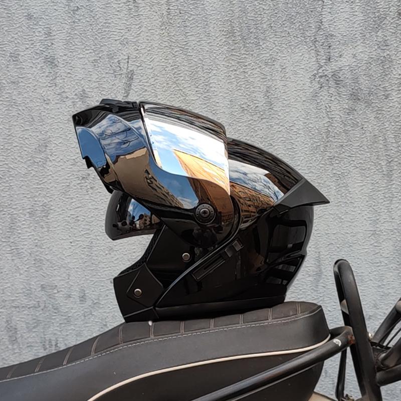 

ORZ Последний одобренный DOT безопасный модульный шлем-флип для мотоцикла Voyage Racing шлем с двойным визором внутренний визор XL