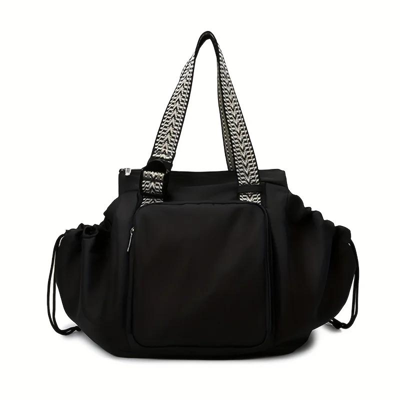 Versatile Baby Diaper Bag Multiway Wear Backpack Crossbody Handbag For Outdoor Strolling чёрный