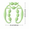 360 Degree 9 Wheels Muscle Roller Massager Reusable Leg Massager Deep Tissue Massager  for Waist