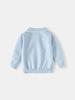 Girls' Korean Style Knit Polo Collar Sweater Pullover - Solid Color, Versatile Half-Button Design