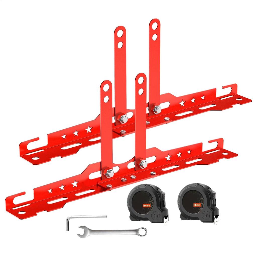 Car Wheel Alignment Tool Plates Adjustable Automotive Wheel Leveling Aligner Heavy Duty Toe Plates Wheel Balancing Supplies