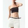 Summer New Product Women's Clothes Fashion Wind Waist Loose with Belt Pleated Comfort and Casual Shorts 2943898