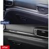 Car Accessories Fit for Ford Explorer 2020 2021 2022 2023 2024 Interior Middle Console Dashboard Strip Trim Cover (Carbon Fiber Style) ABS 3 PCS
