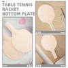 CALLARON Table Tennis 6 Wooden Blank Paddles for Unfinished Craft DIY Sports Game Gift Rackets, Kids,