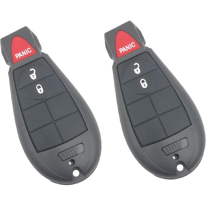 Replacement Keyless Entry Remote Key Fob Shell Case Fit for 2013-2018 Dodge Ram Truck 1500 2500 3500 GQ4-53T 56046953 (1)