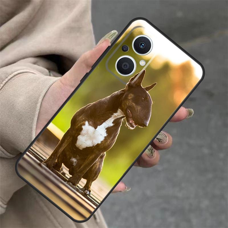 Bullterrier Bull Terrier Dog Case For OPPO Reno 7 8 Lite 10 11 12 13 14 Pro 8T 12F 13F 14F OPPO Find X8 X6 X9 Pro Cover