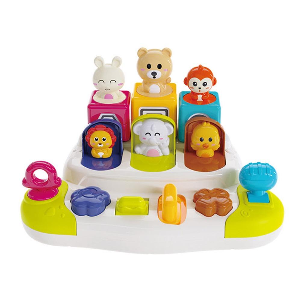 

Hide and Seek Peekaboo Switch Box Color Sorting Pop-up Animals Toy Boy Girl