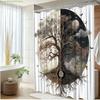 1pc Nature Tree of Life Shower Curtain 70.8x70.8 Inches Bathroom Decor with 12 Hooks