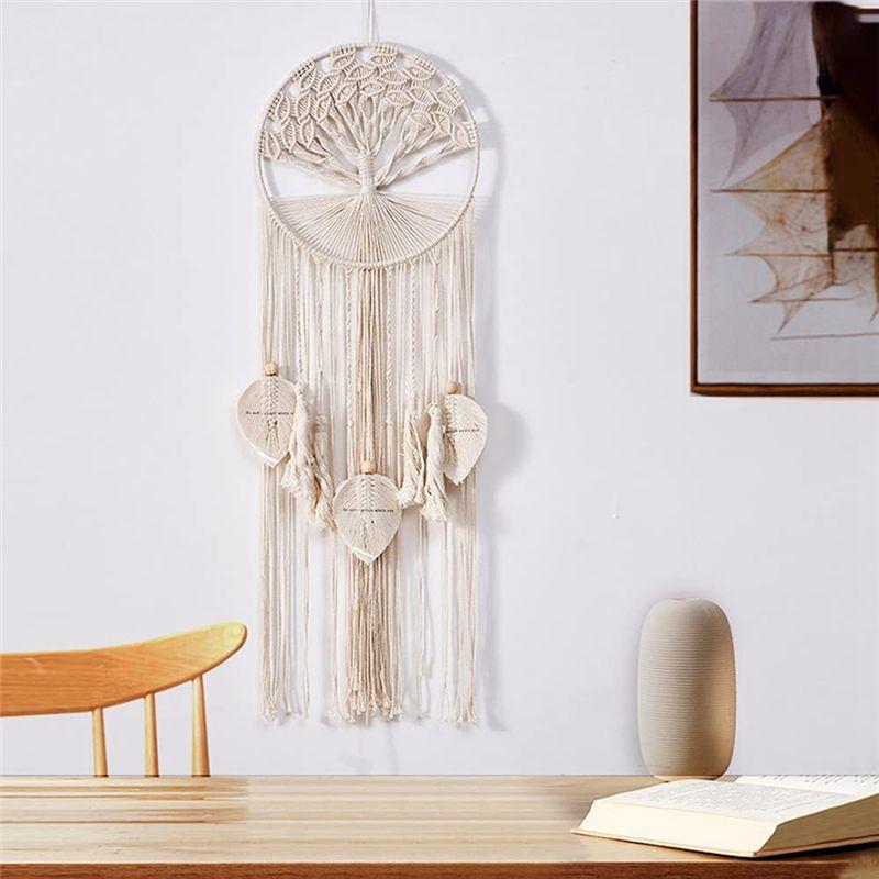 AEE4-Tree Dream Catcher Wall Hanging Boho Dream Catchers For Vintage Wedding Home Decorations