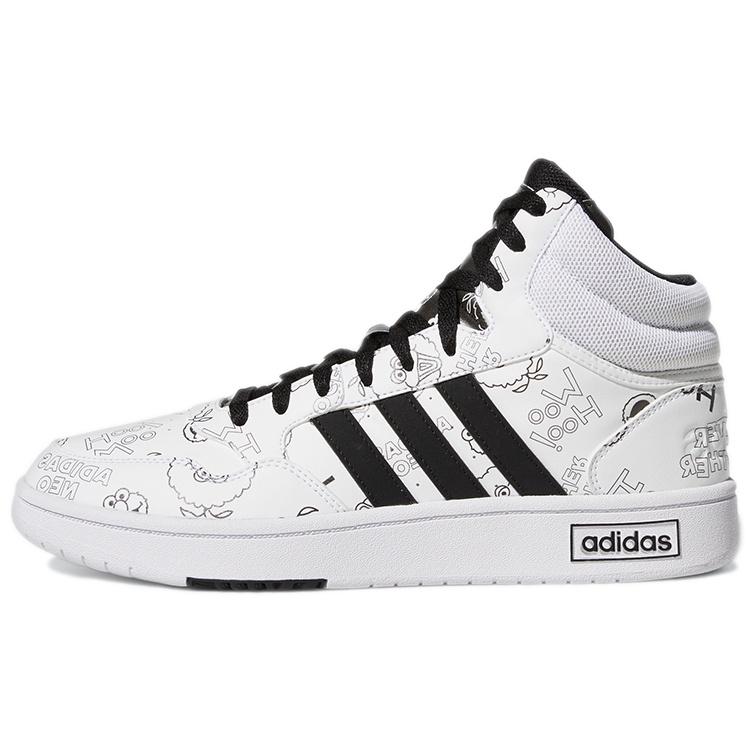 adidas Hoops 3.0 Mid White Black Men s GZ4859 EU 40