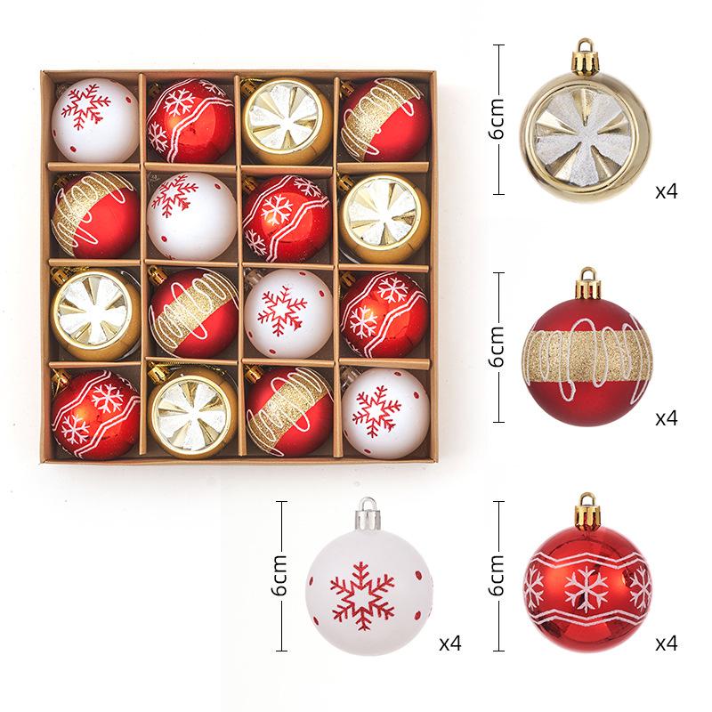Christmas Decorations 44 Sets Electroplating Painted Balls New Christmas Balls Christmas Tree Pendants Christmas Balls