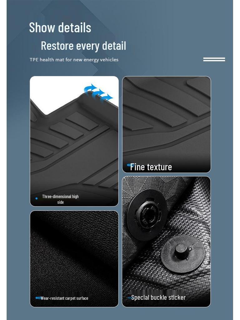 TPE Floor Mats & Trunk Liner for BYD Han L EV (25 Models)