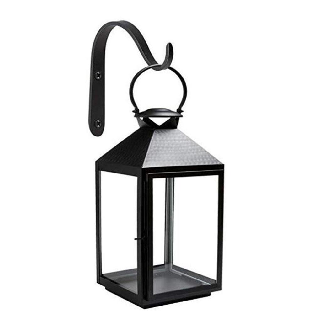 Plant Bracket 70mmx42mmx9mm Black White Iron Material