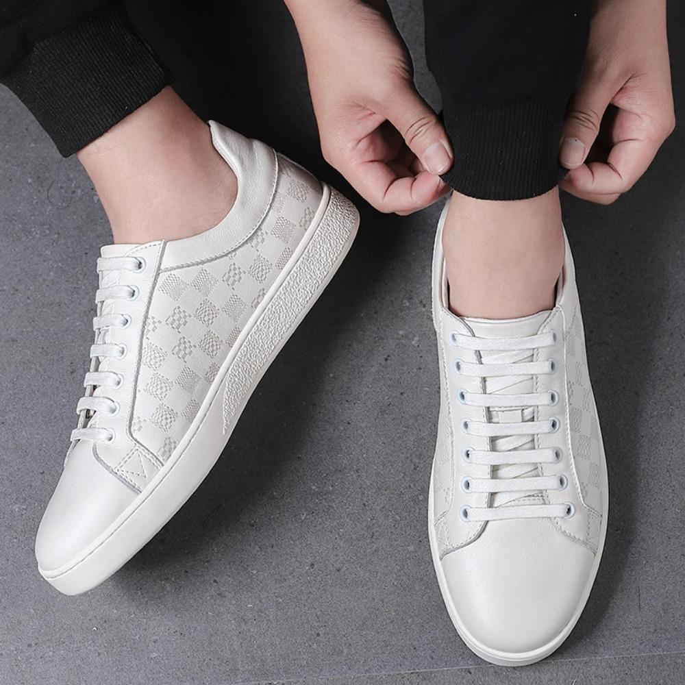 Summer Breathable Comfortable  First Layer Cowhide Lightweight Wear-Absorbing Bottom Fashion Casual Trendy Shoes Men's38-44