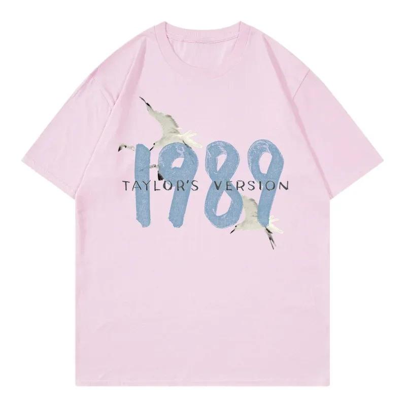 Taylor Swifts 1989 T-Shirts Men Women T Shirt Gift Fans Music Concert Short Sleeve Unisex Streetwear Clothing Oversized Tshirt