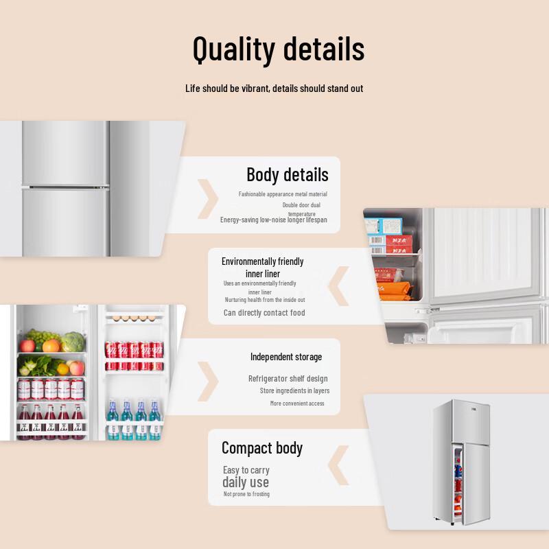 Chigo Compact Refrigerator with Freezer