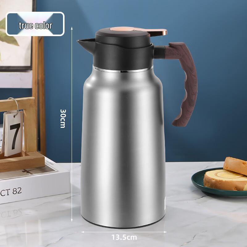 

Stainless Steel Insulated Pot with Wooden Handle