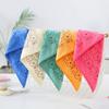 1Pcs Cute Bunny 30*30cm Baby Square Towel Thicken   Hook Towel Universal Handkerchief  Random Color