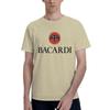 Bacardi Rum Logo 100% Baumwolle Lässig Atmungsaktiv Bequem Mann Fußballtrikots 2025 Herren T-Shirt
